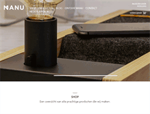 Tablet Screenshot of manu.nl
